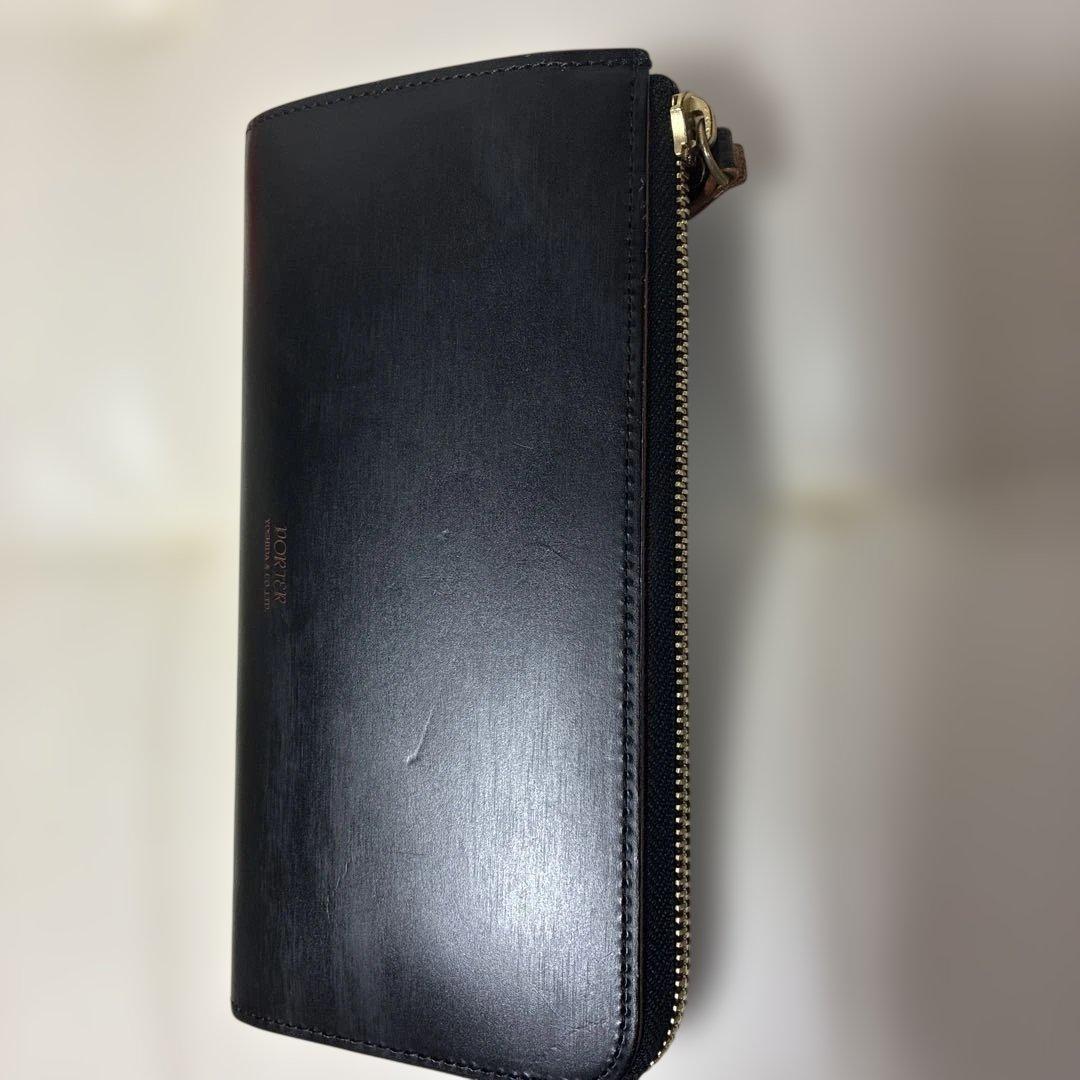 PORTER ブラック レザー 長財布
