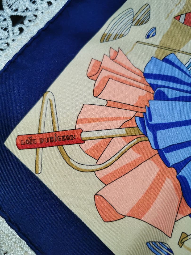 エルメス　HERMES　スカーフ　CHARMES DES　PLACES