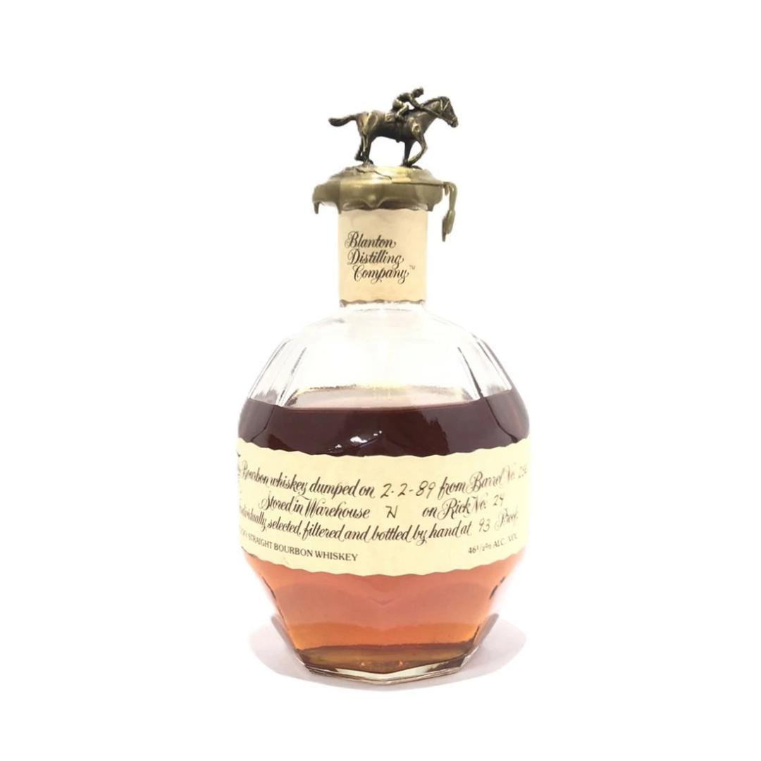 オールドボトル ブラントン 2/2/89 巾着＆タグ付 液面低下 キャップ割れR