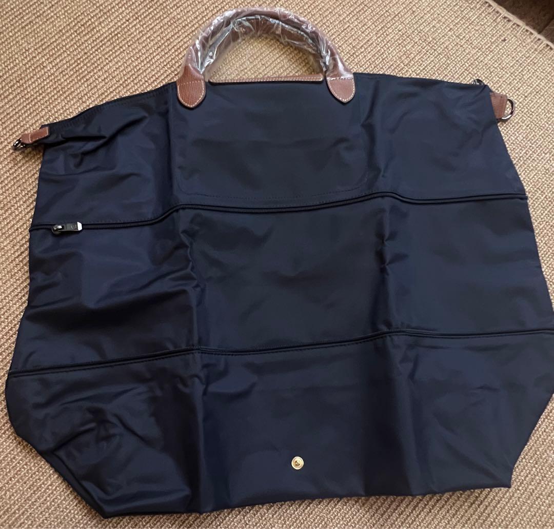 ロンシャン プリアージュボストン 拡張可能 ネイビー ボストンバッグ大容量gyg