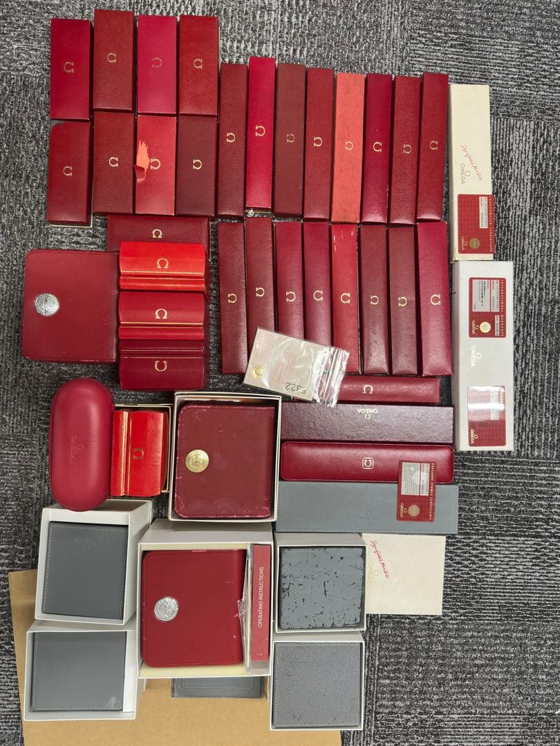 オメガ時計ケース(山)保証書数枚