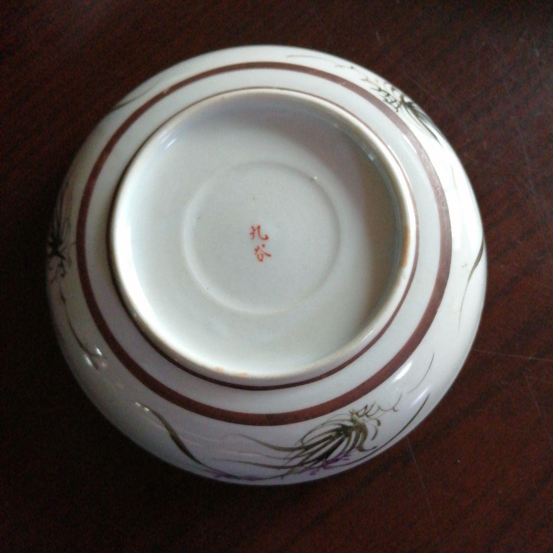 九谷焼　金彩錦膾皿　10客　15cm　大正～昭和初期