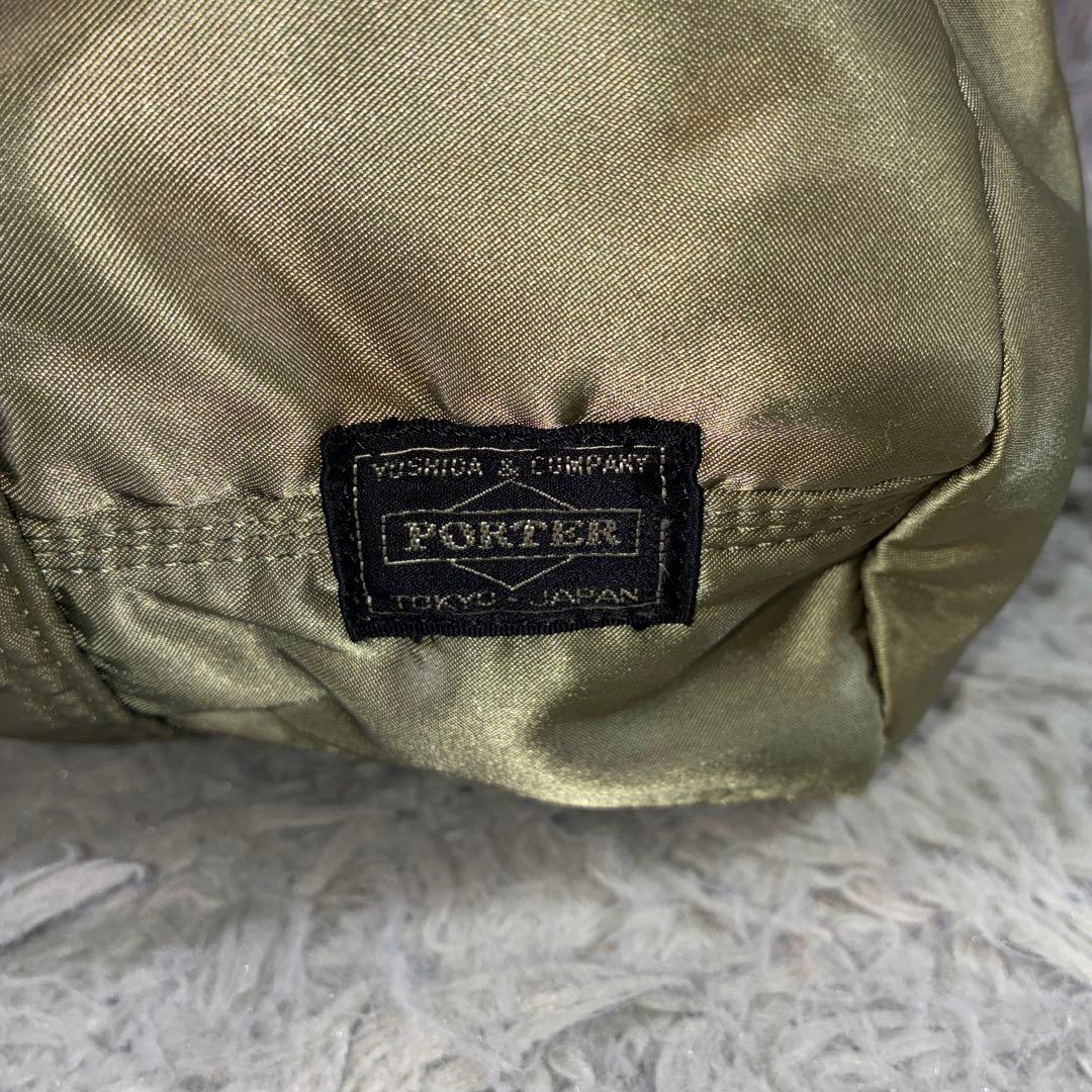 Porter ポーター タンカー ミニボストン ダッフルバッグ（S）カーキ