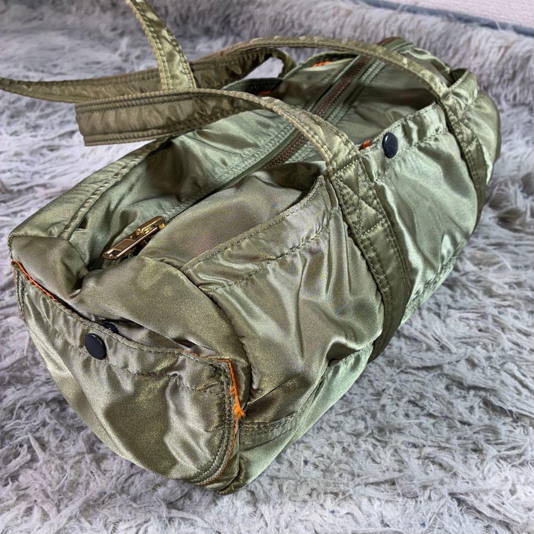 Porter ポーター タンカー ミニボストン ダッフルバッグ（S）カーキ