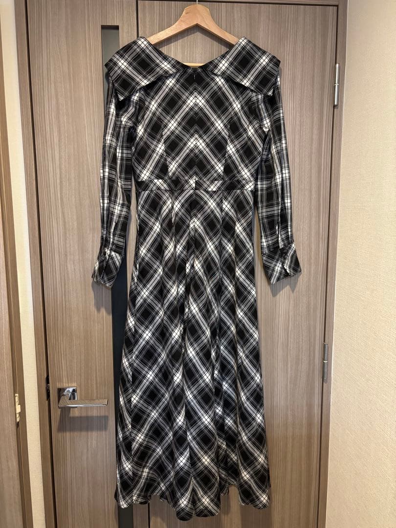 ワンピース Coutume Plaid Flare Dress