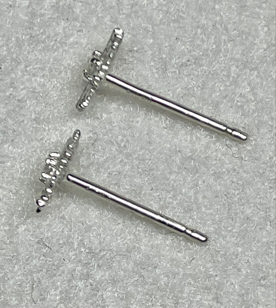 超お得 最終値 美品希少K10WGダイヤ白雪姫ピアス nojess好きにも