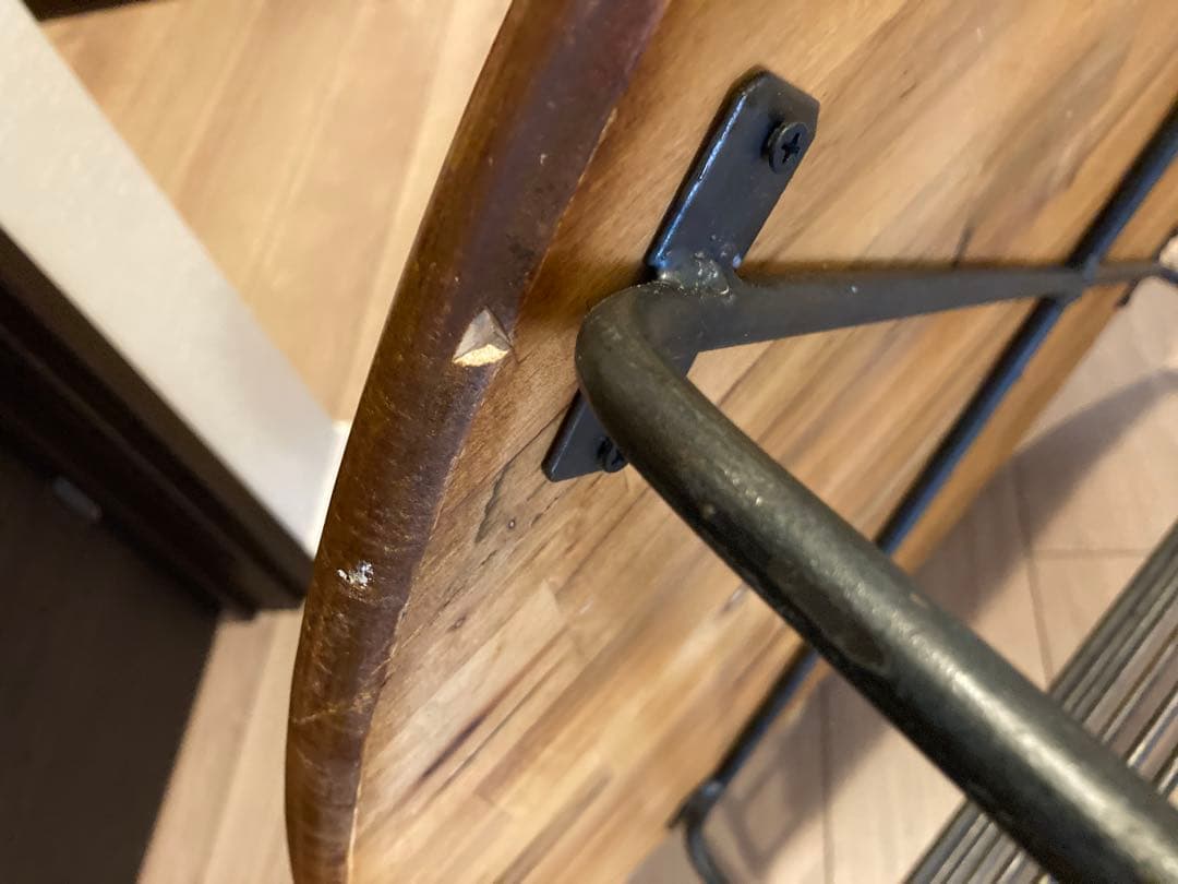 a.depeche　円形木製テーブル