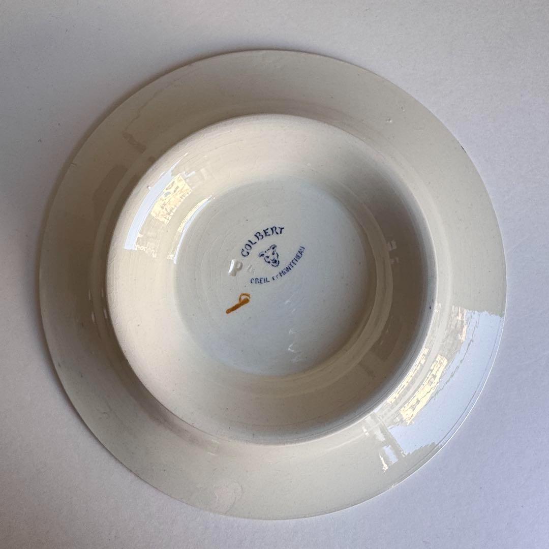 フランスアンティーク　クレイユ　Colbert　ケーキスタンド　コンポティエ