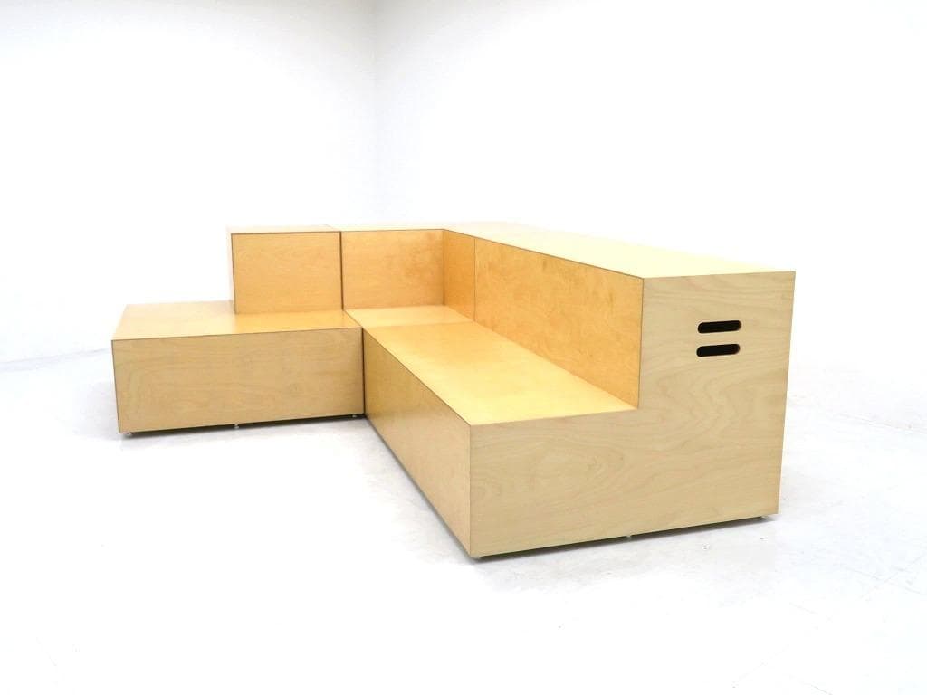 展示品　knoll ノール　ロックウェル　ベンチ　ソファ　3点セット　高級