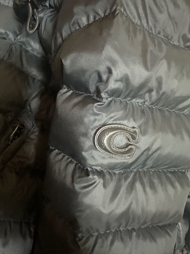 COACH ロングダウンジャケット フード付き　週末セール❗️