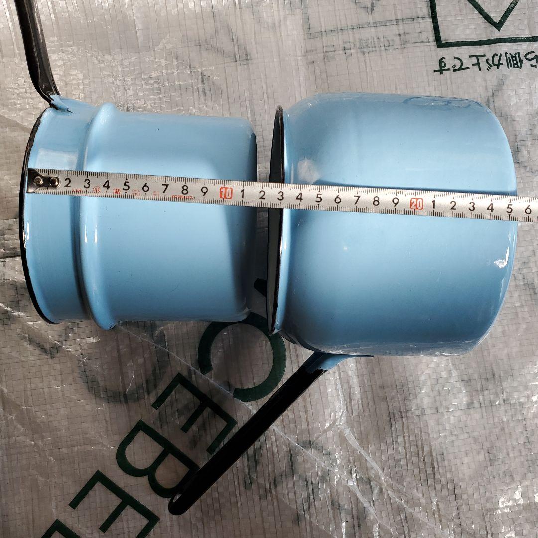 チェコスロバキア　ホーロー　ダブルボイラー