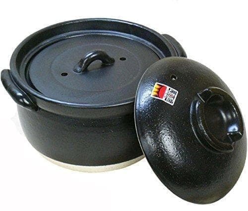 A【 ふっくら ごはん鍋 】 3合炊き 二重蓋 四日市ばんこ焼 (日本製) 【