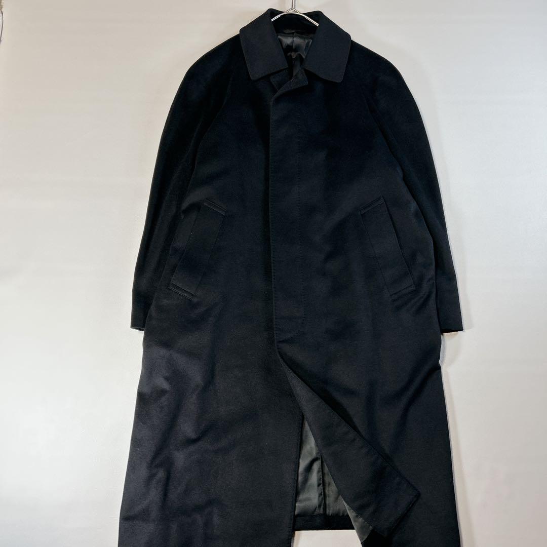 gotairiku五大陸 高級カシミヤ100% ステンカラーコート 比翼 ロング