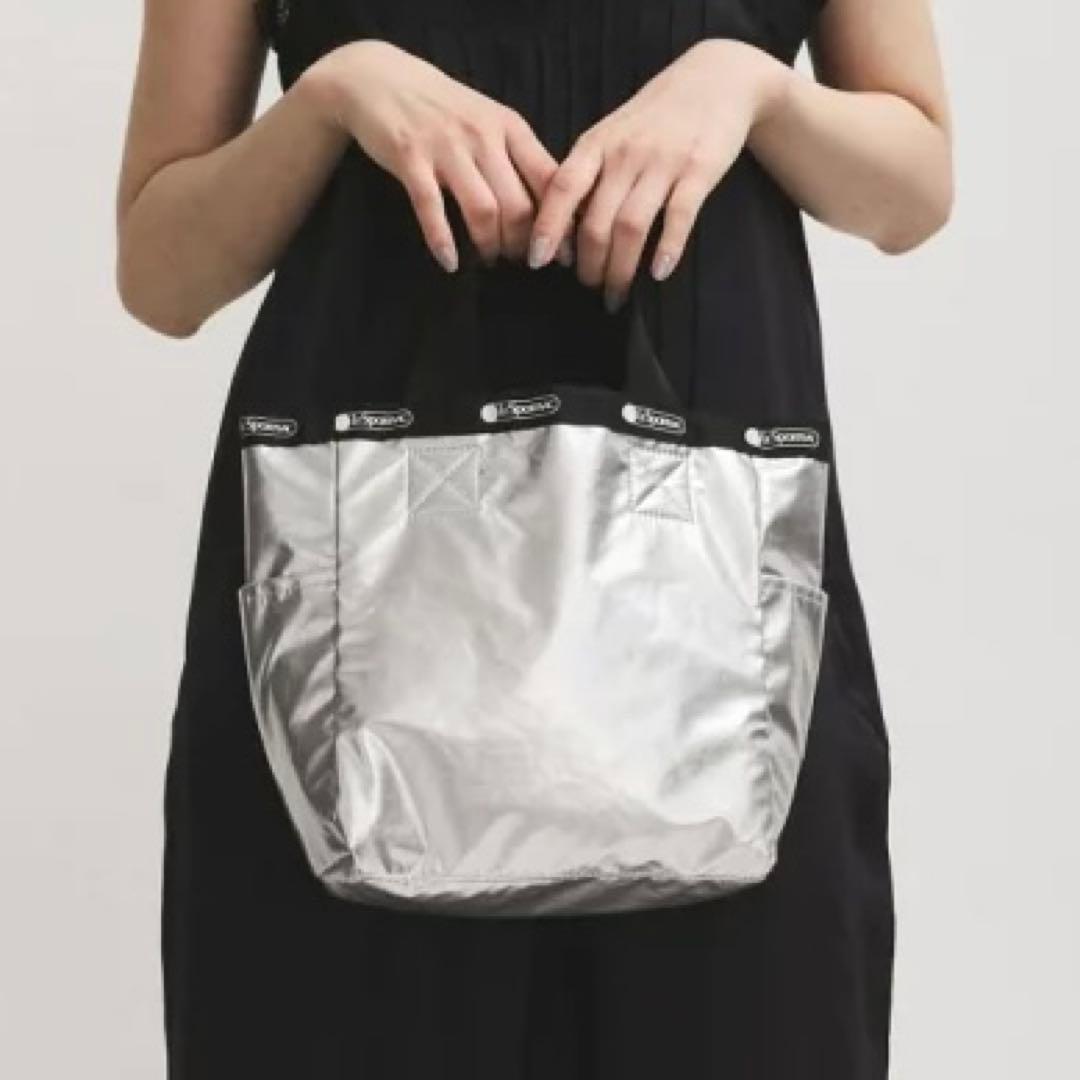 美品 アダムエロペ レスポートサック リバーシブル トート バッグ ブラック