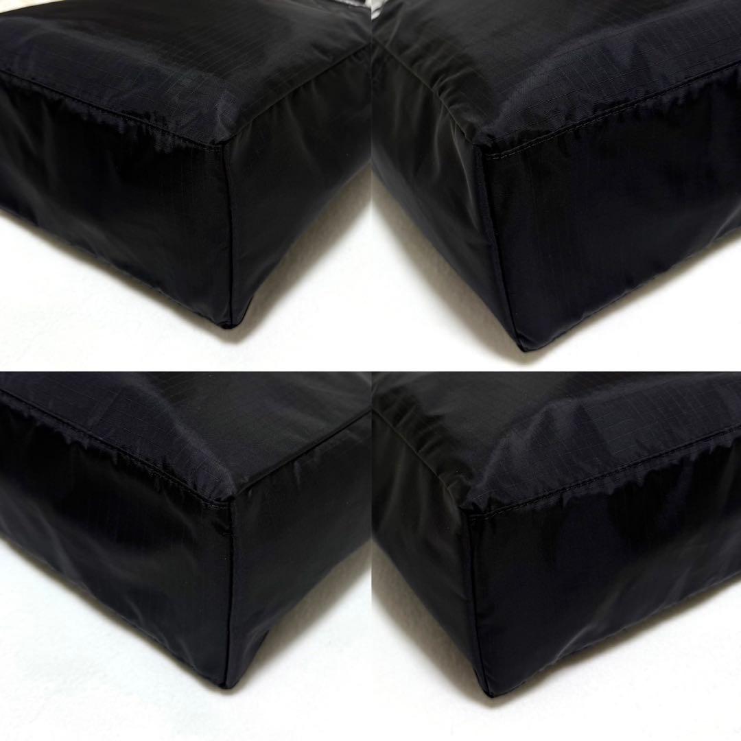 美品 アダムエロペ レスポートサック リバーシブル トート バッグ ブラック