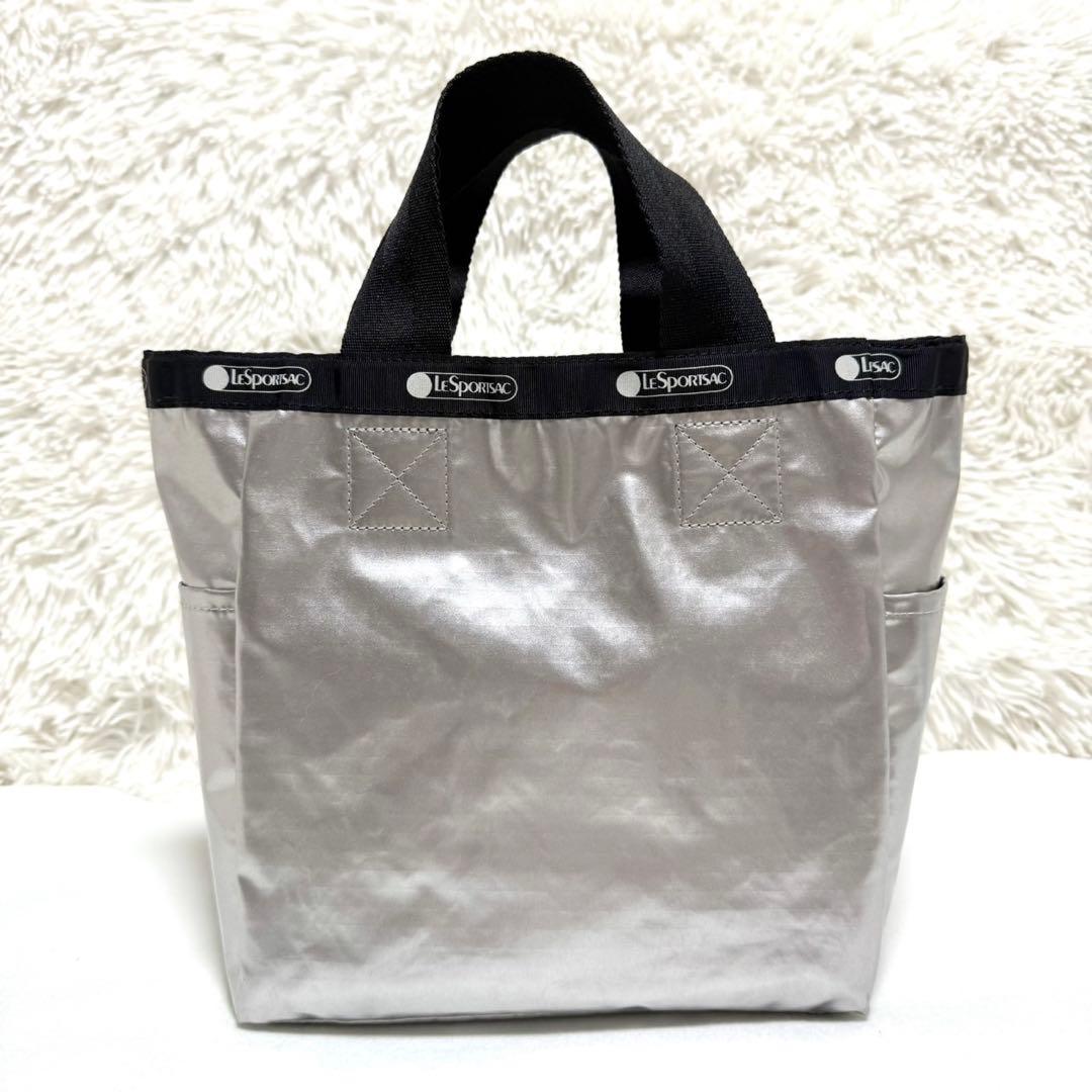 美品 アダムエロペ レスポートサック リバーシブル トート バッグ ブラック