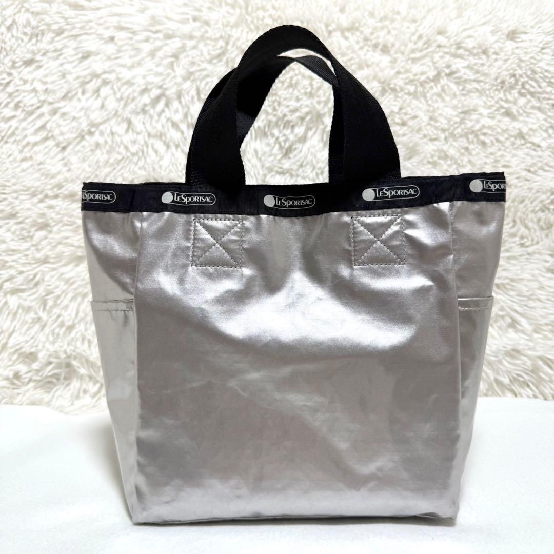 美品 アダムエロペ レスポートサック リバーシブル トート バッグ ブラック