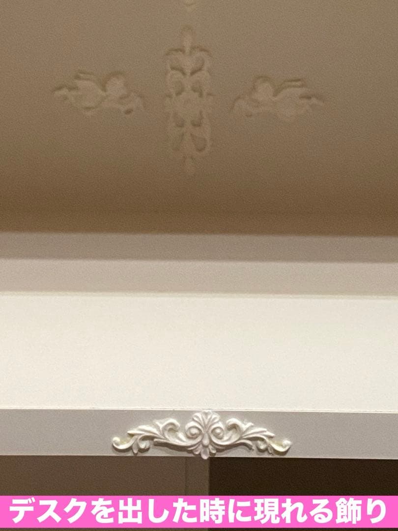 ロココ♦️フレンチアンティーク風♦️コンパクト 多機能♦️ライティングデスク♦️送料込