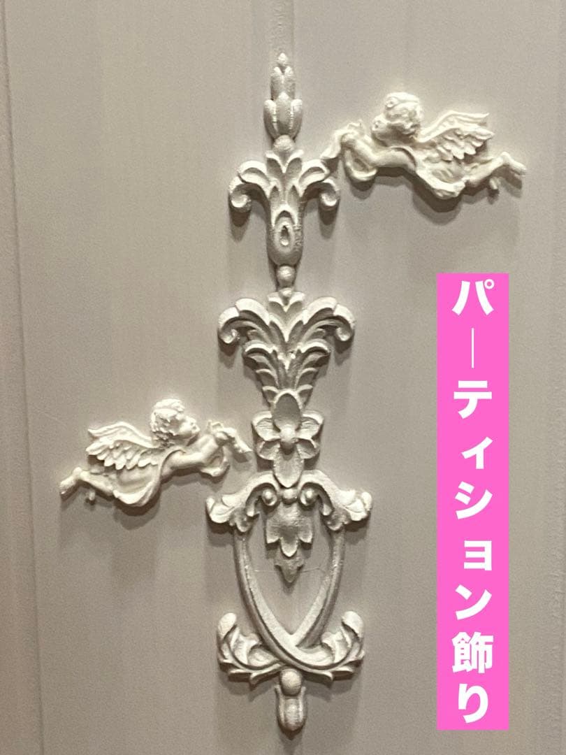 ロココ♦️フレンチアンティーク風♦️コンパクト 多機能♦️ライティングデスク♦️送料込