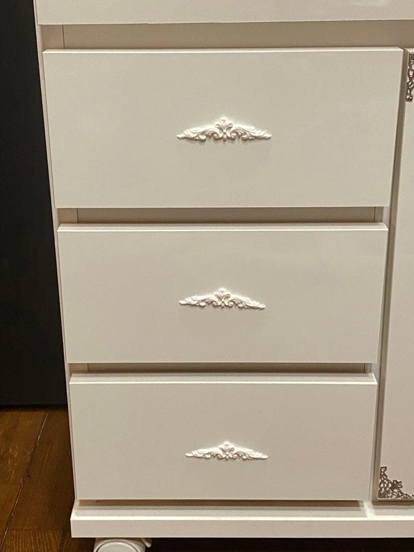 ロココ♦️フレンチアンティーク風♦️コンパクト 多機能♦️ライティングデスク♦️送料込