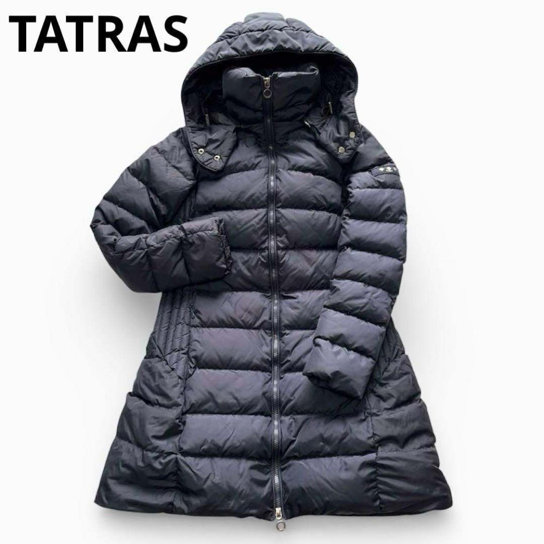 【極美品】　TATRAS ポリテアマ　ダウンコート　近年モデル　M ネイビー