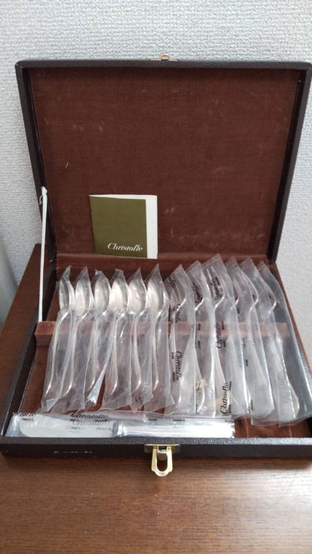 【値下げしました】クリストフル　シルバーのカトラリーセット