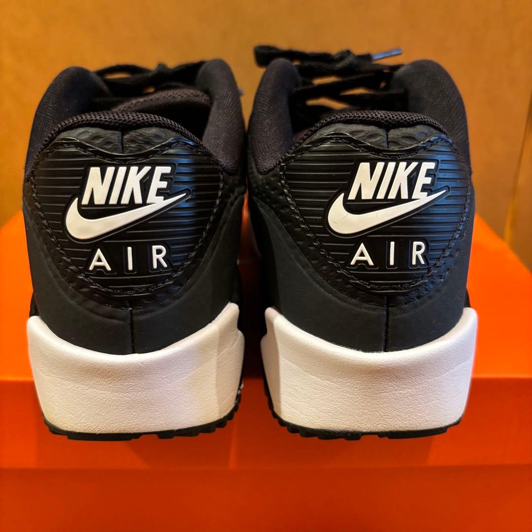 美品！NIKE ナイキ エアマックス 90G ゴルフシューズ 黒 23.5センチ