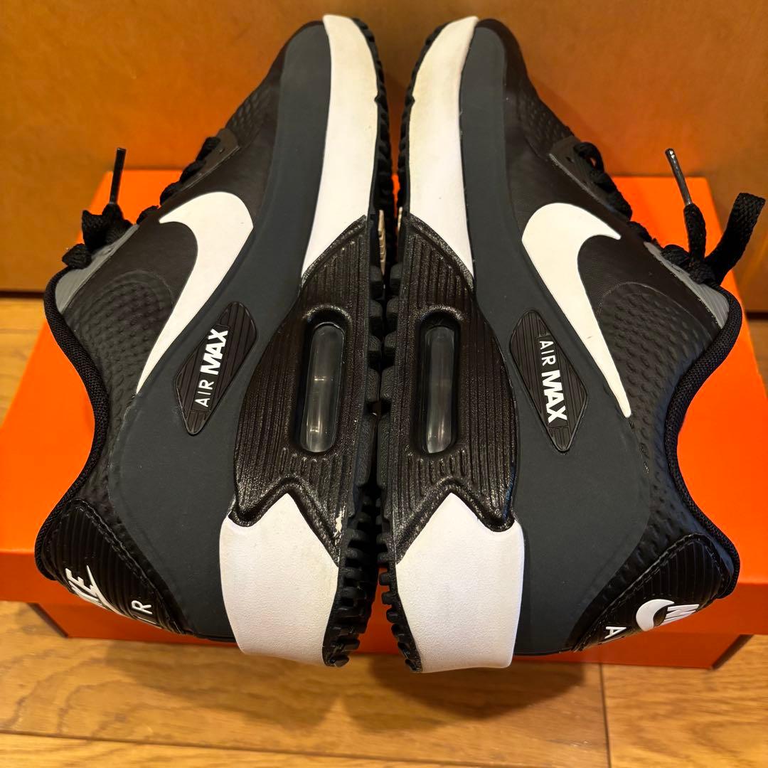 美品！NIKE ナイキ エアマックス 90G ゴルフシューズ 黒 23.5センチ