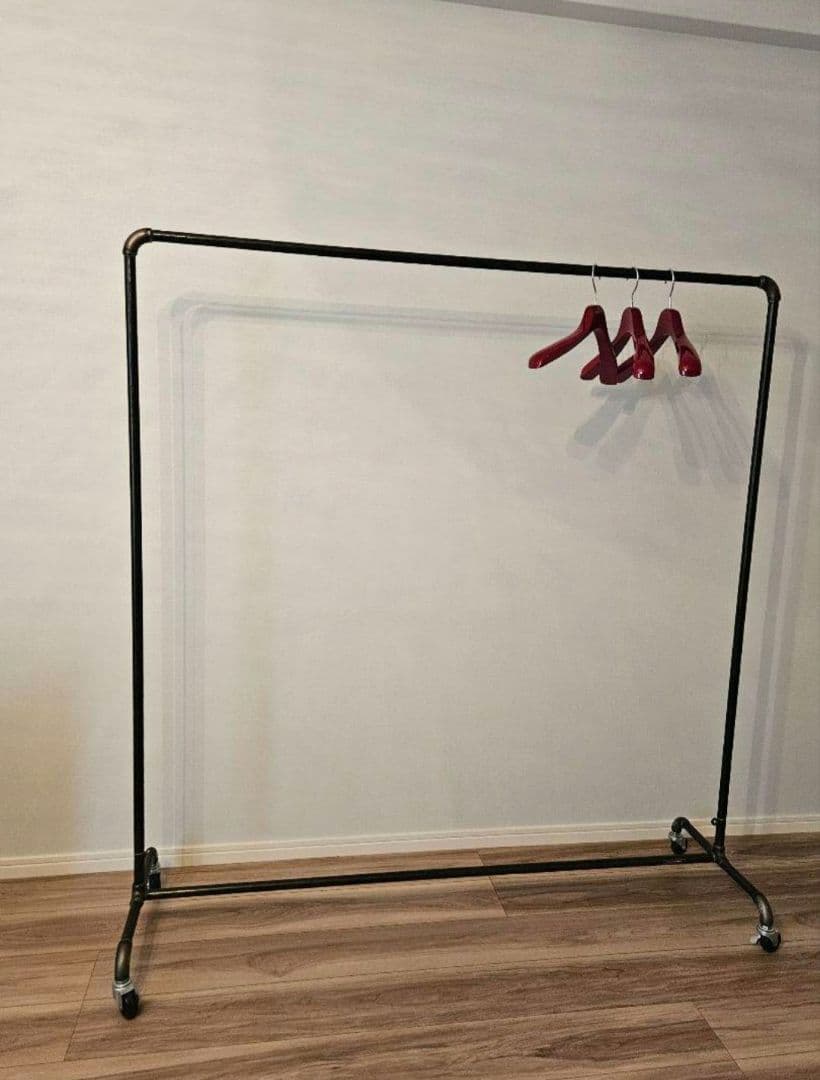 週*で様 WSTANDARD インダストリアル アイアンハンガーラック