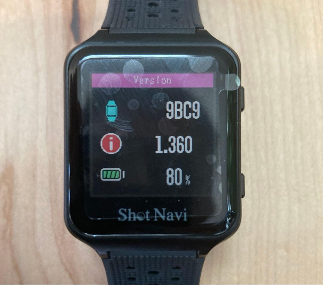 Shot Navi AIR(ショットナビ) ブラック　タッチパネル　美品