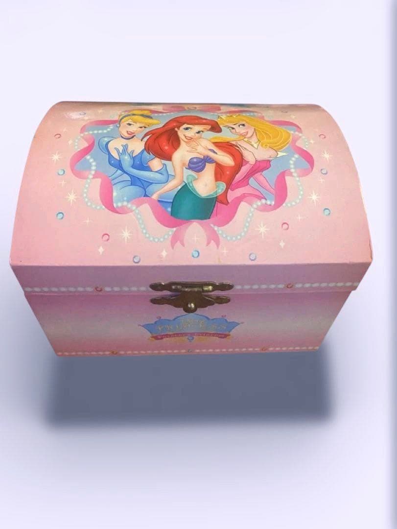 アリエルオルゴール付きジェリーボックス　小物入れ　レトロ　当時物　入手困難