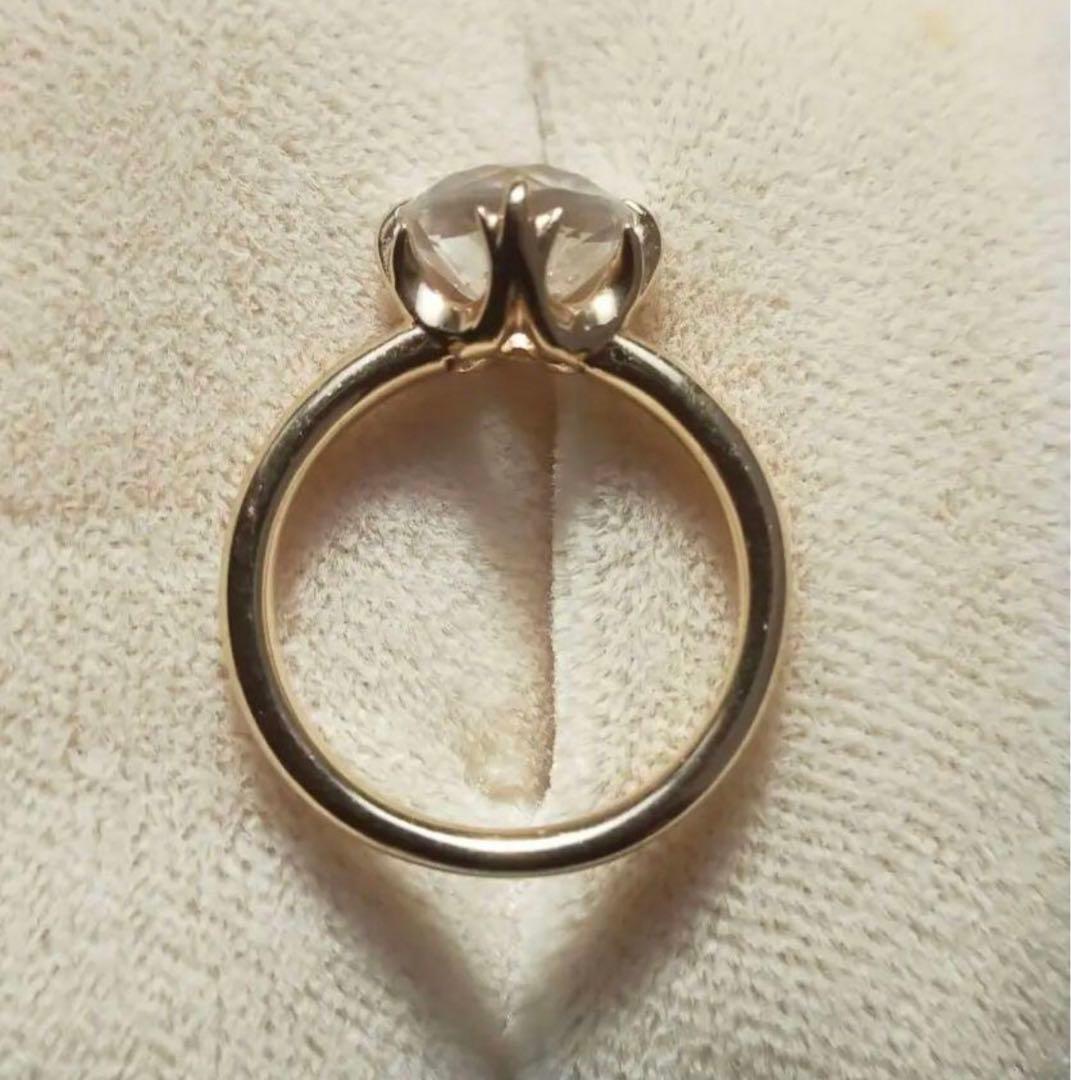 ヨンドシー 4℃　K18PG 18金ピンクゴールド天然クォーツリング #8