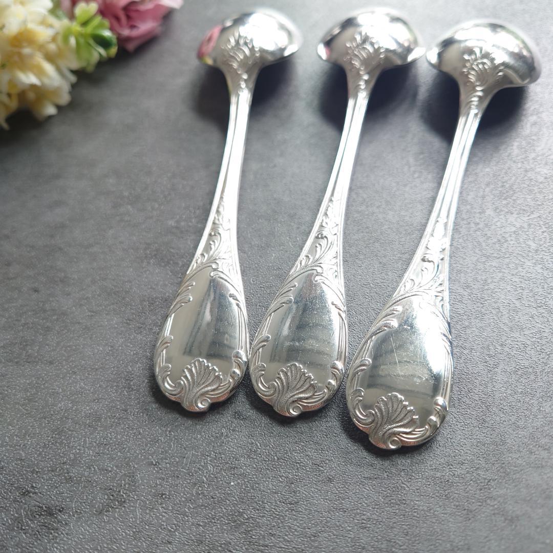 希少 クリストフル マルリー デザートスプーン 3点