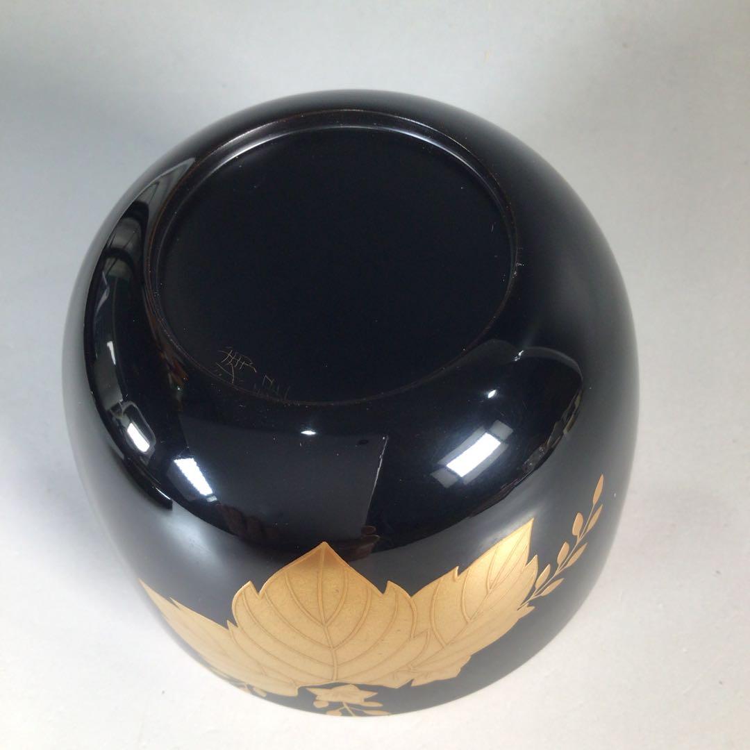 Ｎ５７６　棗　『関口輔聖作』『久田宗也　尋牛斎　極箱』『桐蒔絵』『大棗』　茶道具