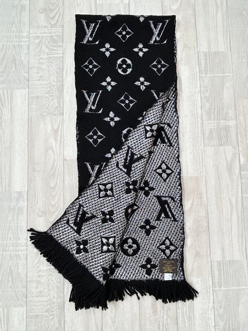 【Louis Vuitton】エシャルプロゴマニアシャイン ノワール