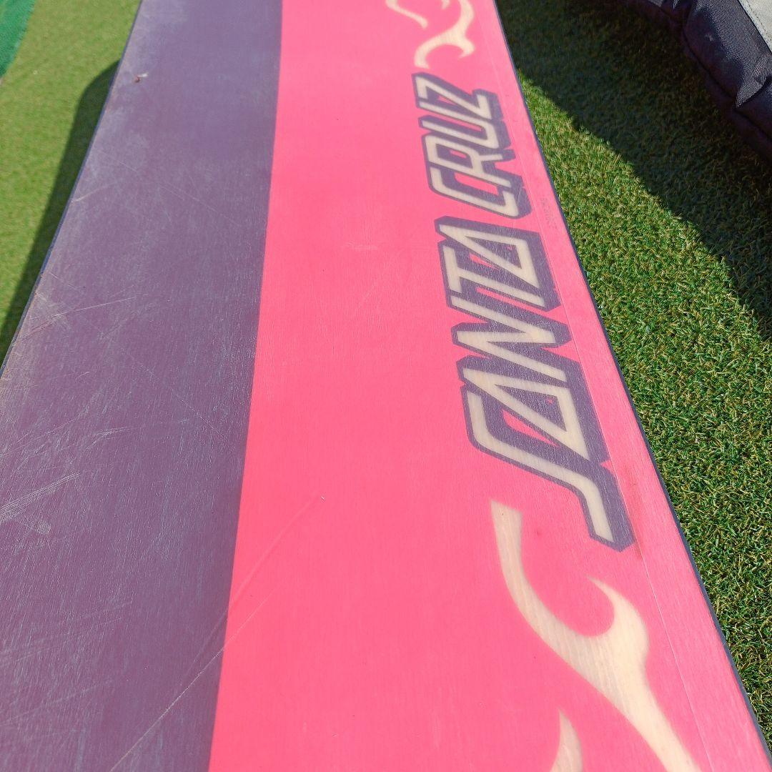 SANTA CRUZスノーボード ビンディングセットバッグ専用手袋付き153cm
