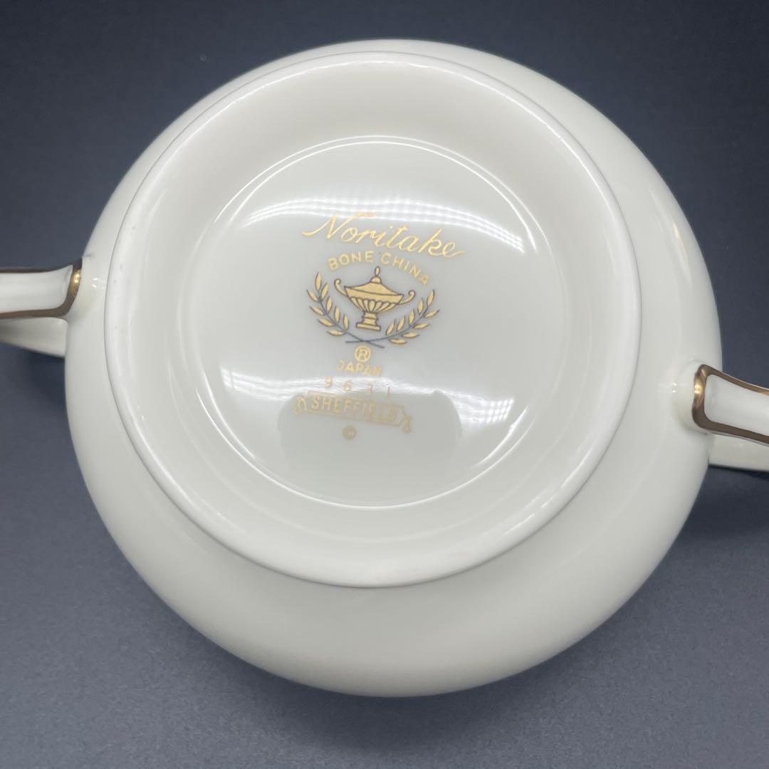 未使用品 ノリタケ SHEFFIELD カップ＆ソーサー 6客 シュガーポット