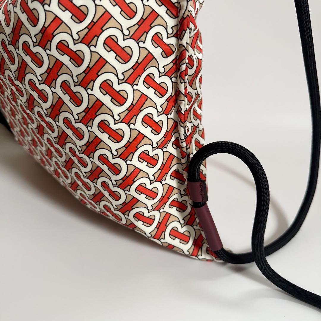 バックパック TBモノグラム ナイロン BURBERRY トートバッグ 白