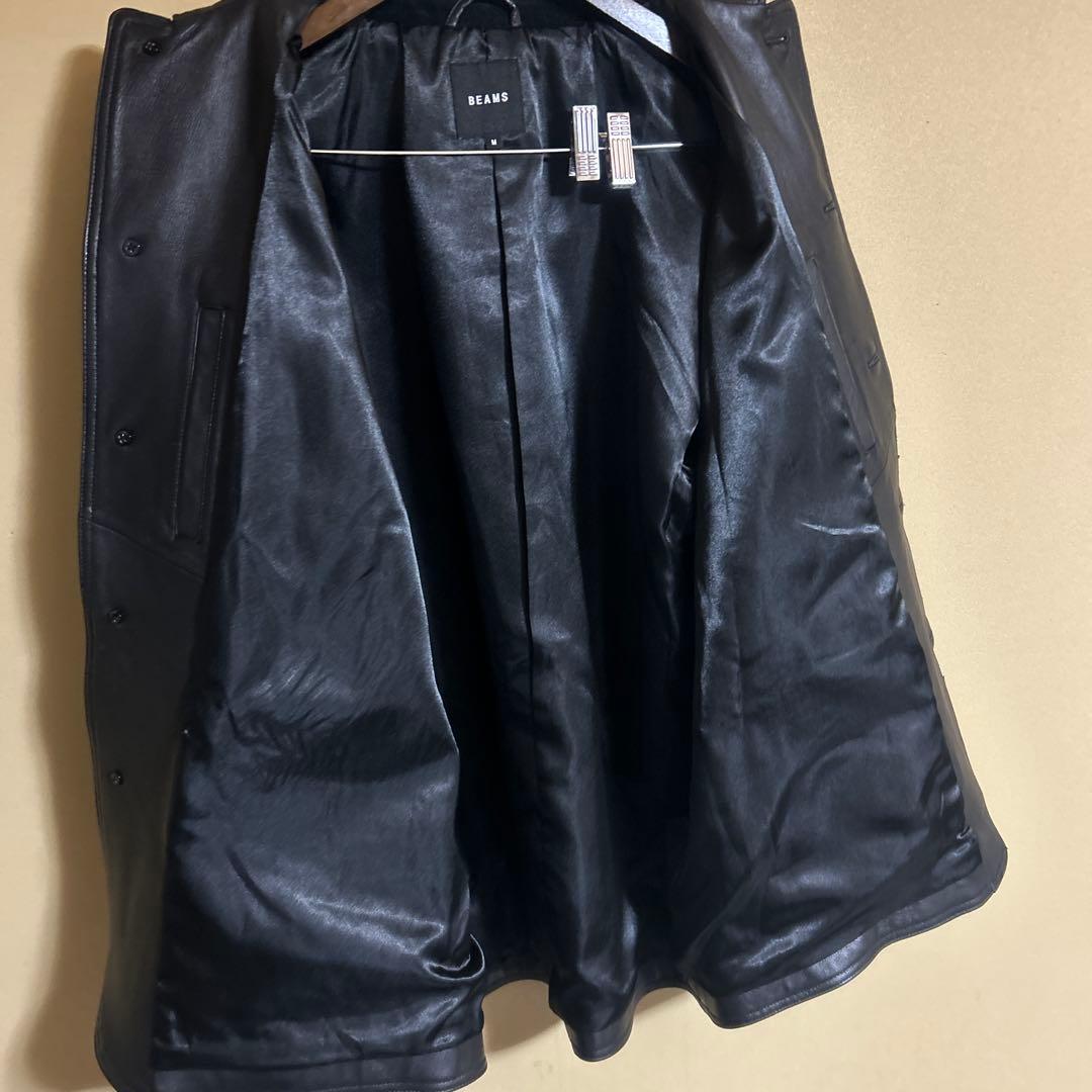 BEAMS レザー カーコート ブルゾン 23AW