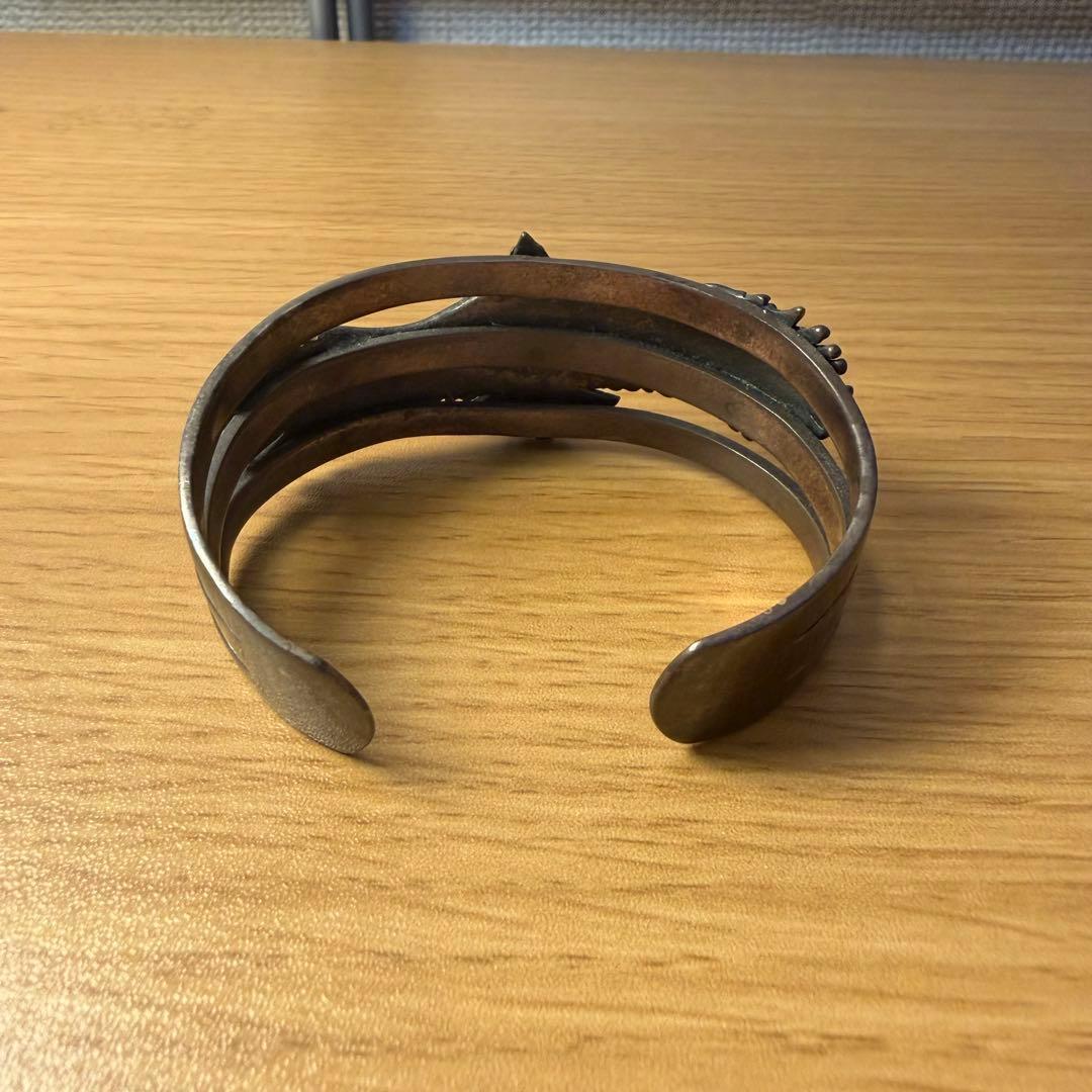 SAAD イーグルモチーフ シルバーバングル