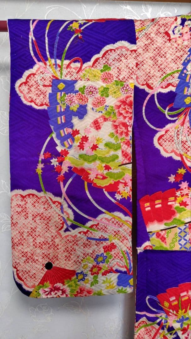 RK402アンティーク子供着物着丈78センチ裄丈40センチめちゃくちゃ綺麗美品