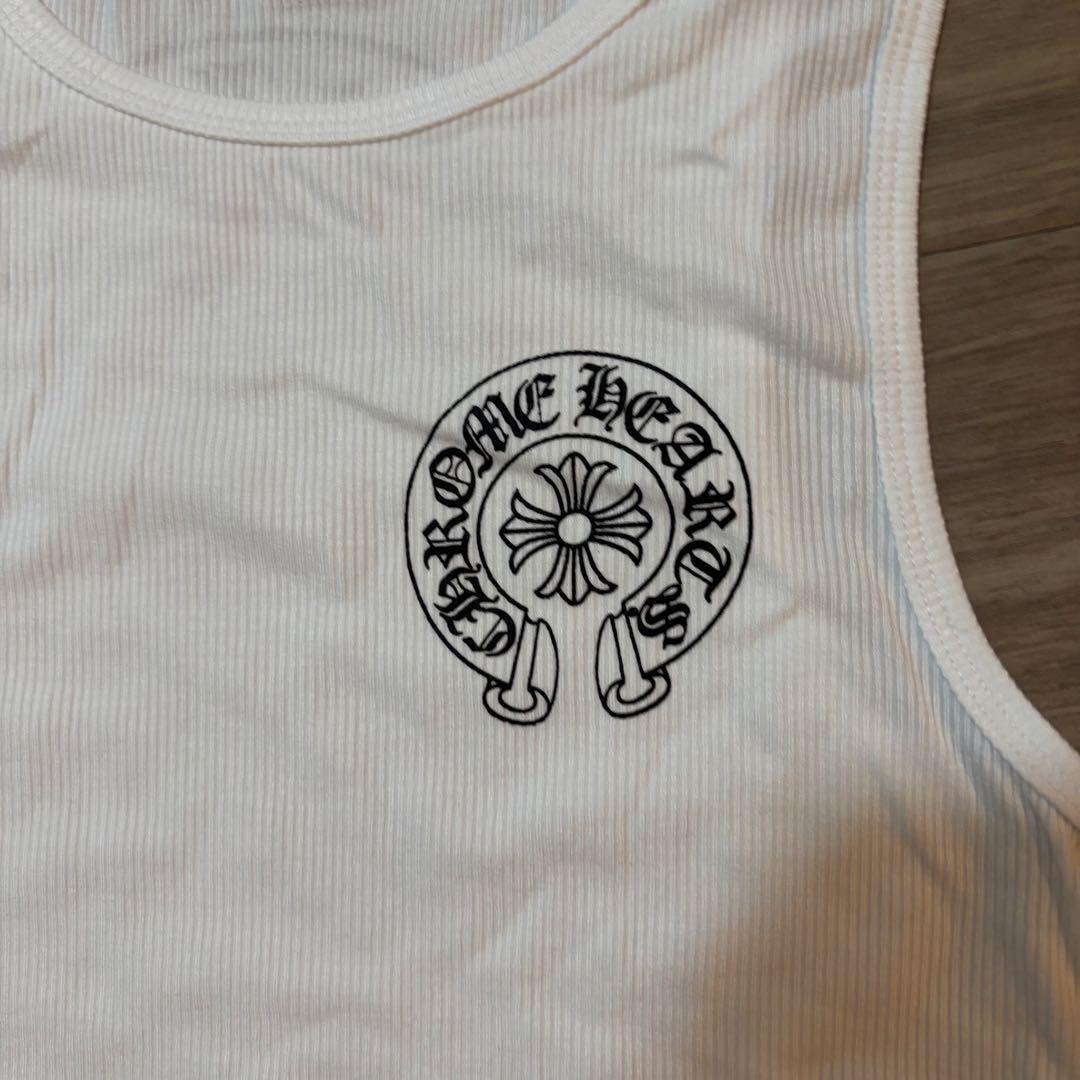 クロムハーツ ホワイト タンクトップ Lサイズ