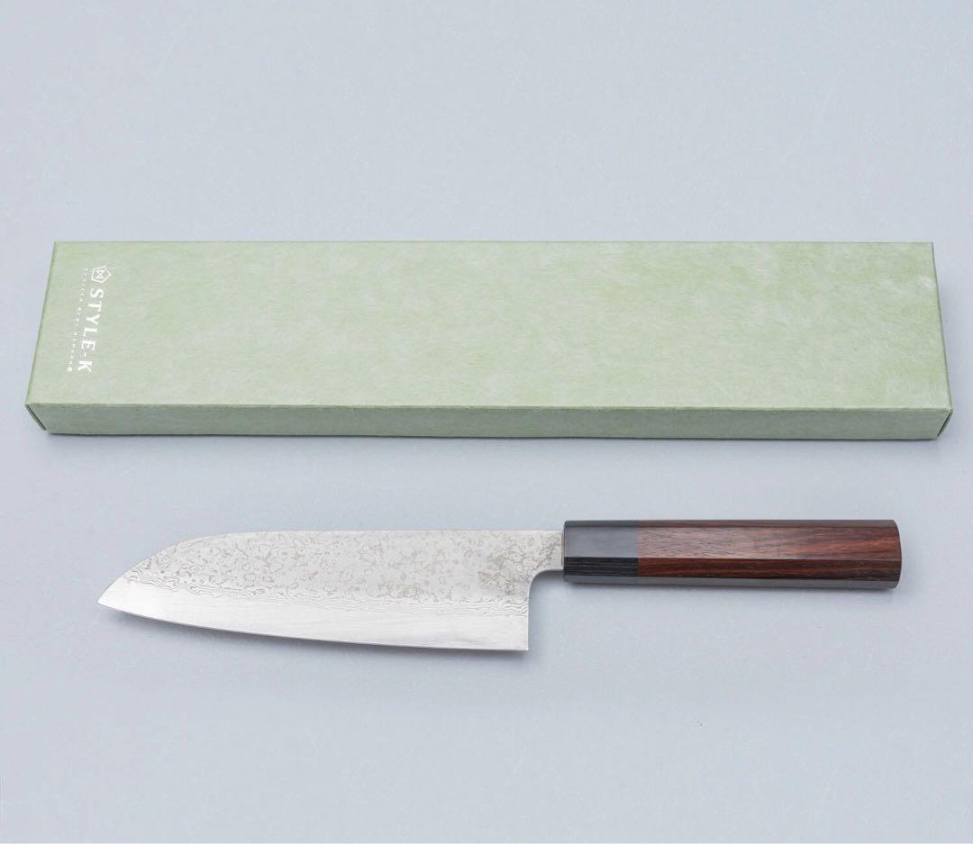 黒崎 真　ダマスカス　vg10w 三徳　170mm