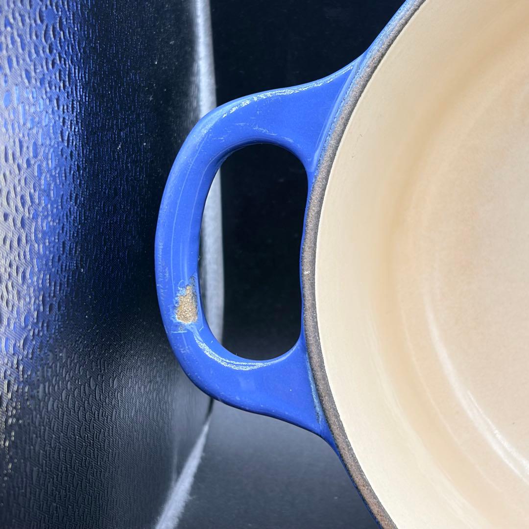 ルクルーゼ ココット・オーバル 27㎝ ブルー LE CREUSET