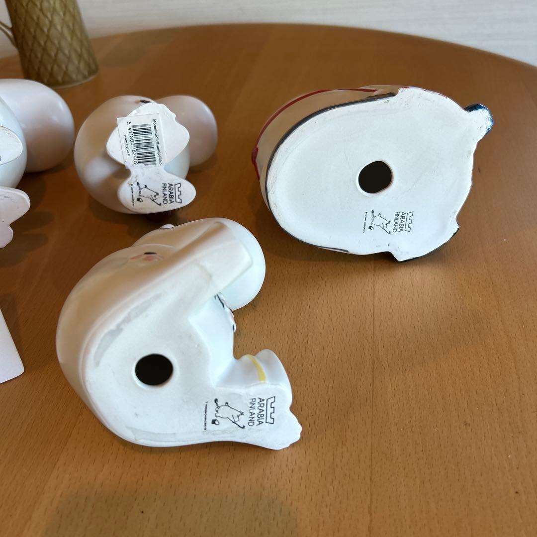アラビア　ムーミン 陶器　フィギュアセット