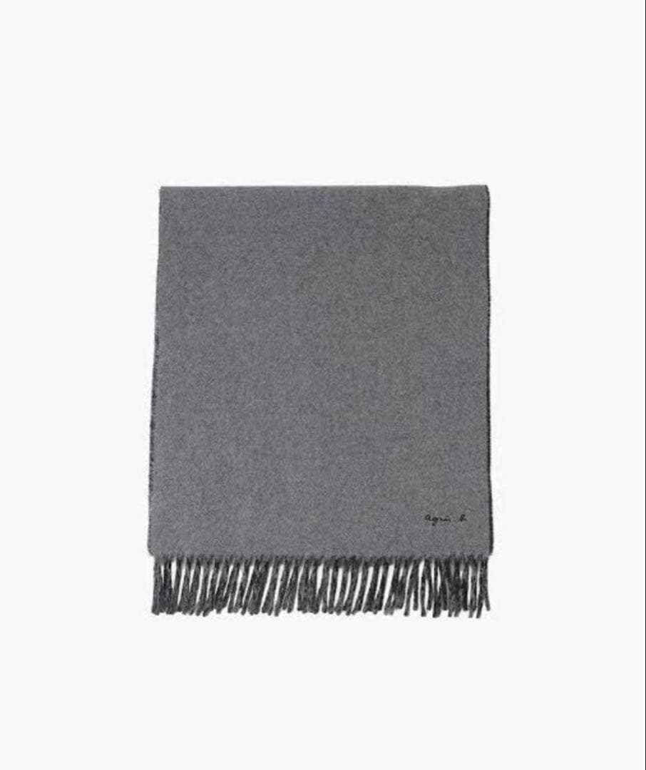 アニエスベー リバーシブルマフラー