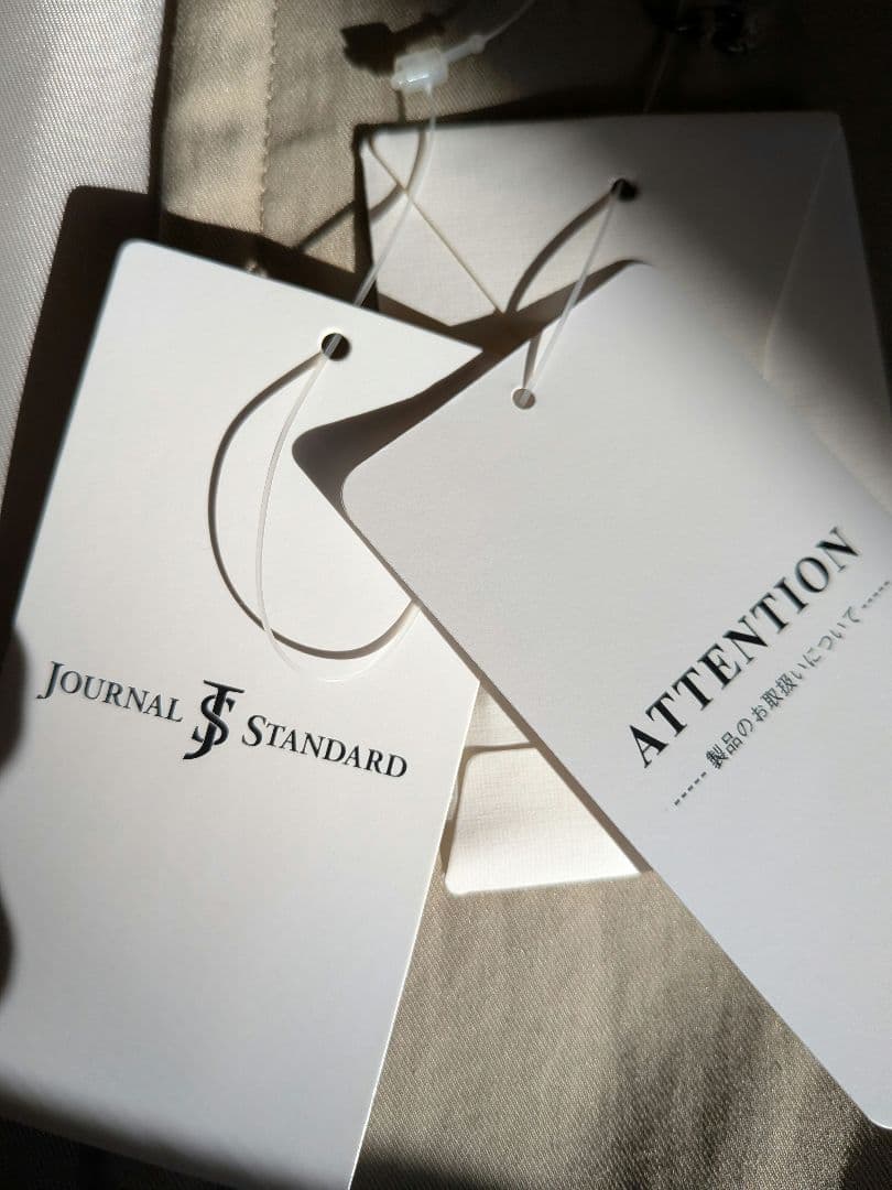 【新品タグ付】ジャーナルスタンダード コットンナイロンギャバフレアコート36