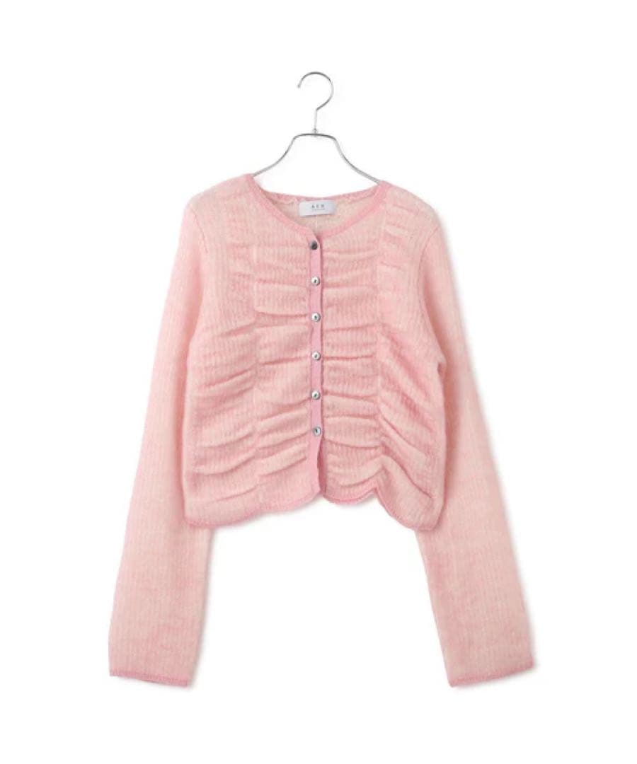 【WEB限定】ダブルモヘアシャーリングカーディガン