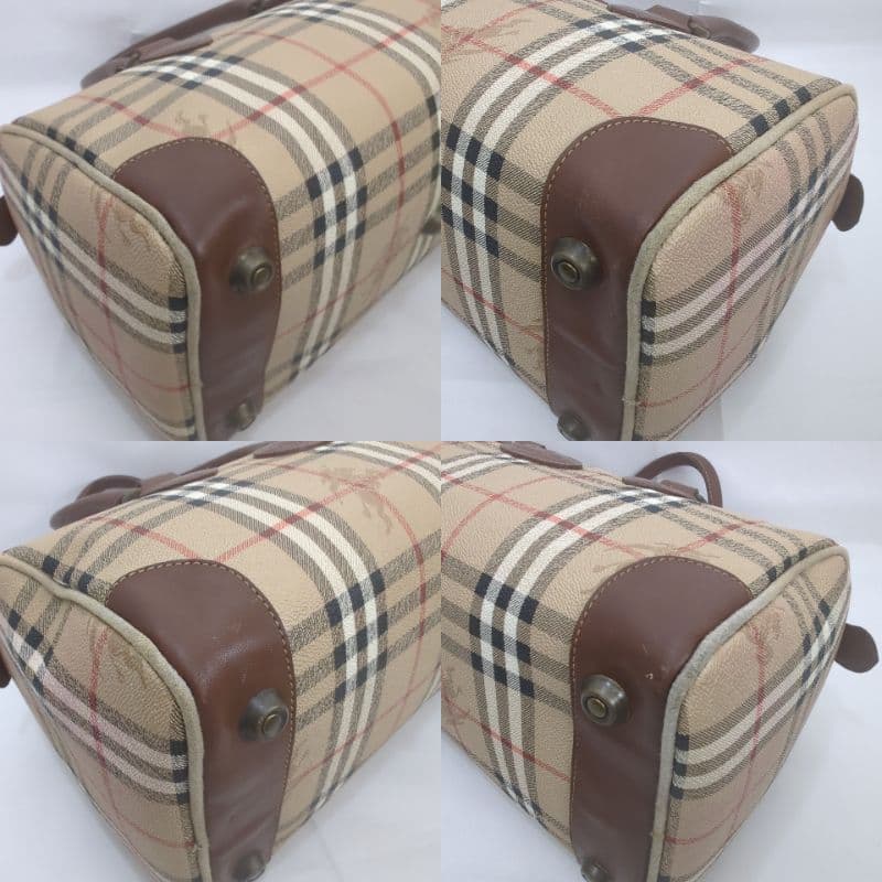 BURBERRY バーバリー ノバチェック ショルダー ミニ ボストンバッグ