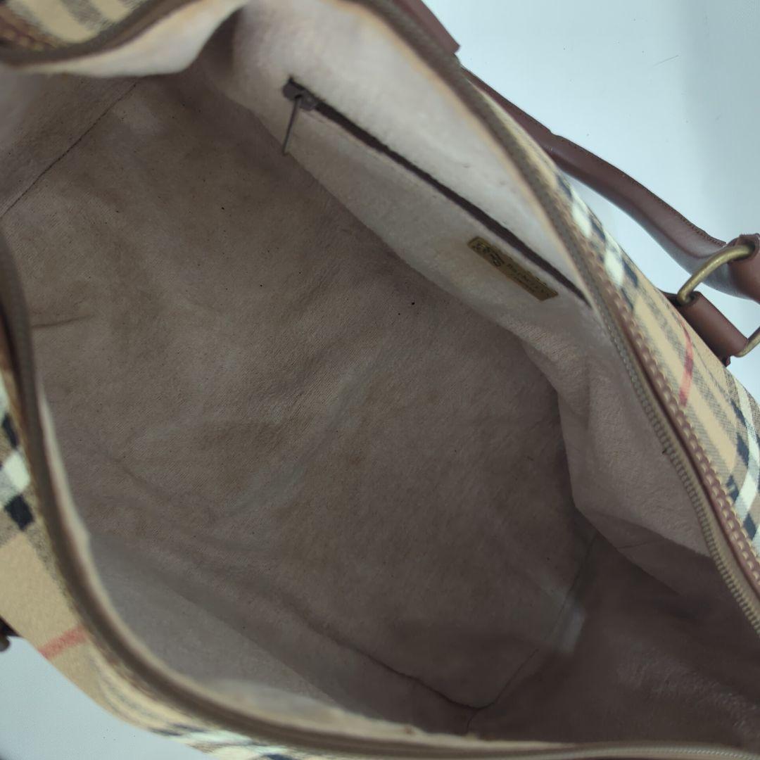 BURBERRY バーバリー ノバチェック ショルダー ミニ ボストンバッグ